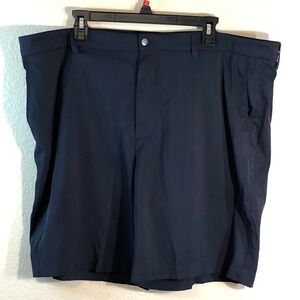 Callaway Mens Navy Blue Golf Shorts Size 40 Polyester Elastane Flat Front